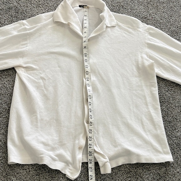 Kiton White Textured Shirt - Made in Italy! - Picture 9 of 11
